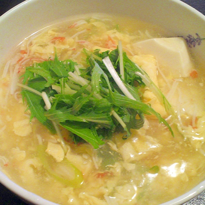 疲れた胃に ふわふわ卵あんの温麺 にゅうめん レシピ 作り方 By Fukuwajutu 楽天レシピ